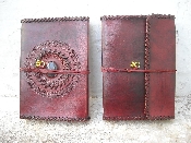 9X6 INCH    STONE WITH STITCHING JOURNALS 